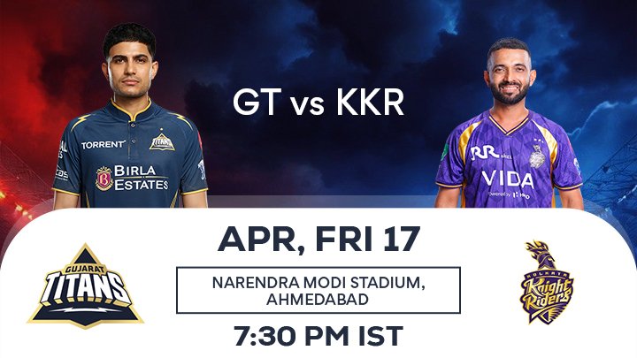 GT vs KKR Match Prediction