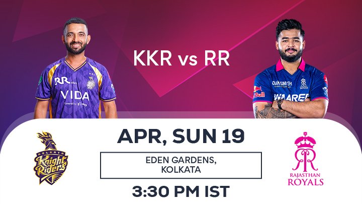 Kolkata Knight Riders vs Rajasthan Royals Match Prediction 