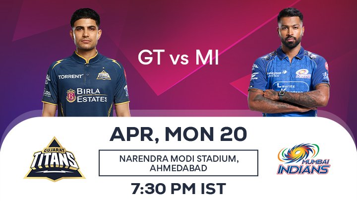 GT vs MI Match Prediction