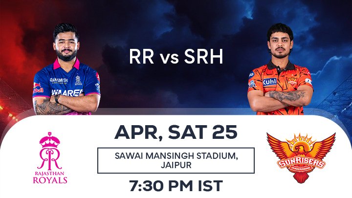 Rajasthan Royals vs Sunrisers Hyderabad Prediction