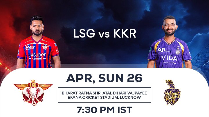 LSG vs KKR Match Prediction