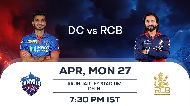DC vs RCB Match Prediction