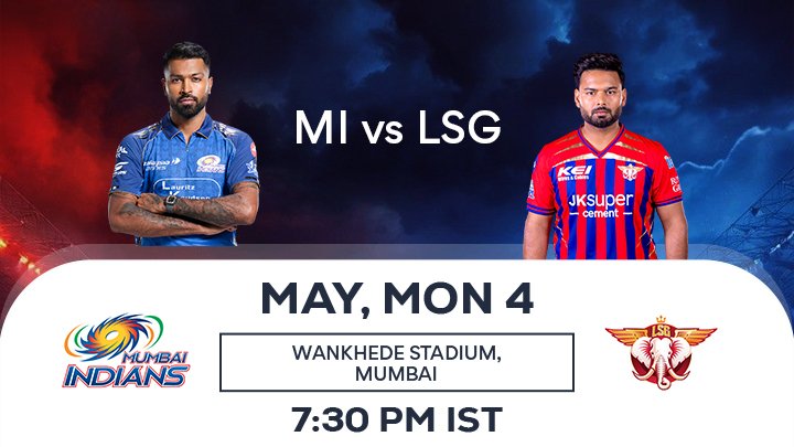 MI vs LSG Match Prediction 2026: Pitch Breakdown, Team Insights and Winning Chances