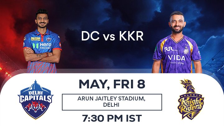 DC vs KKR Match Prediction