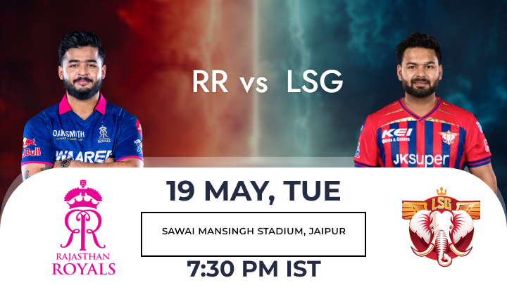 RR vs LSG Match Prediction